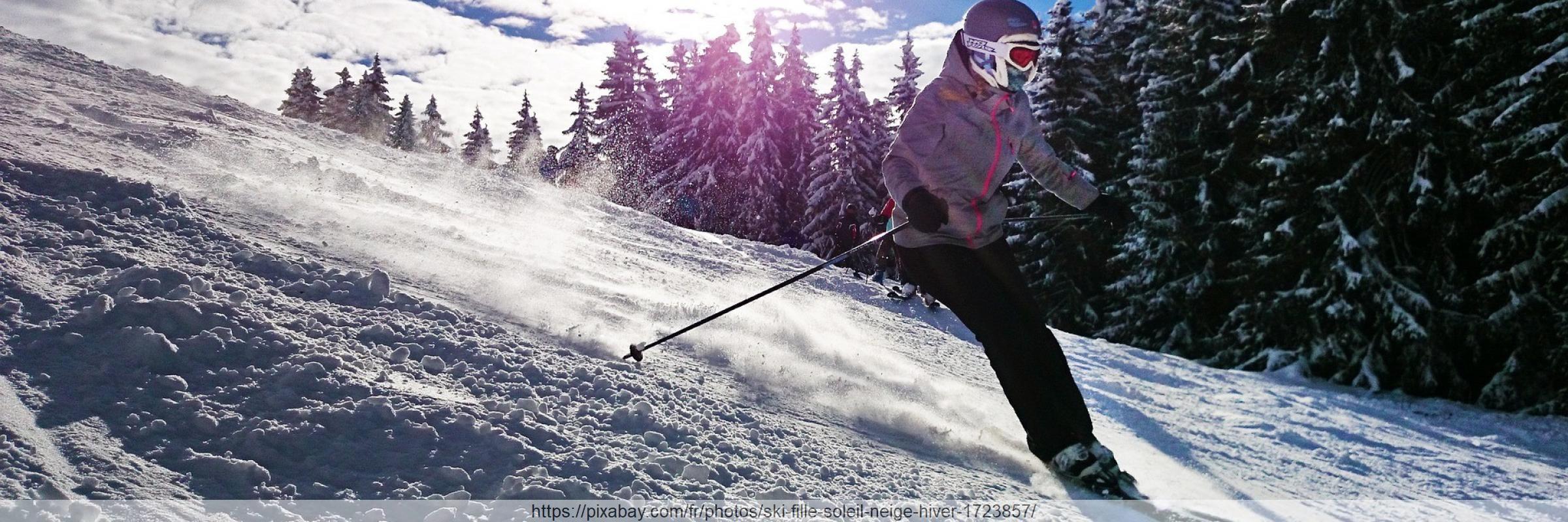 ski en montagne