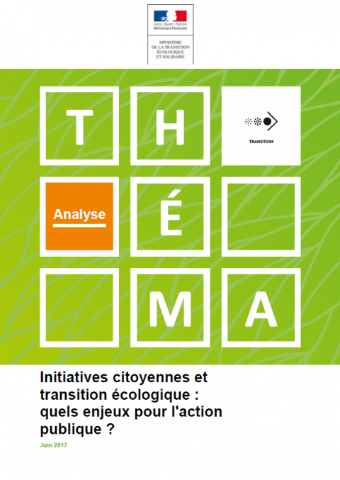 Initiatives citoyennes et transition écologique  quels enjeux pour l’action publique