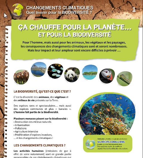 Exposition : Biodiversité et dérèglements climatiques : quel avenir pour la biodiversité ?